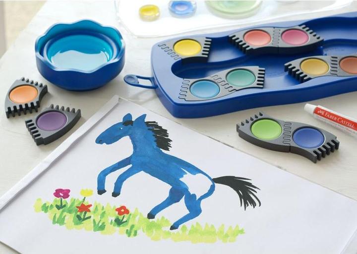 Produktbild Faber-Castell Gouache Connector (Cyanblau, 12 ml)
