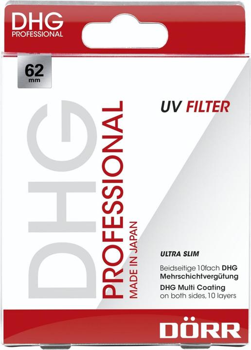 Actual product image Dörr UV Filter DHG 62mm (62 mm, UV filter, 62 mm)