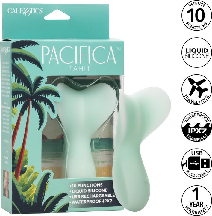 Actual product image CalExotics Pacifica Tahiti Teaser 10 Functions Aqua