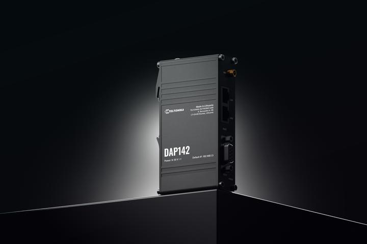 Actual product image Teltonika DAP142 din rail mount
