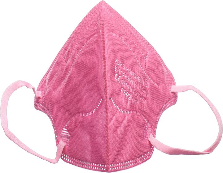 Produktbild VaSano Maske FFP2 Kind 4-12 Jahre rosa deutsch/italienisch/französisch 20 Stk (20 x)