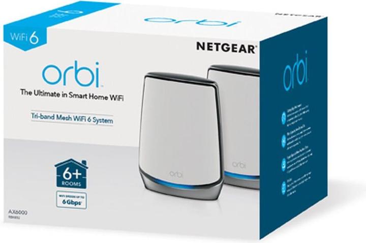 Image du produit Netgear Système mesh Orbi WiFi 6 AX6000 (RBK852)