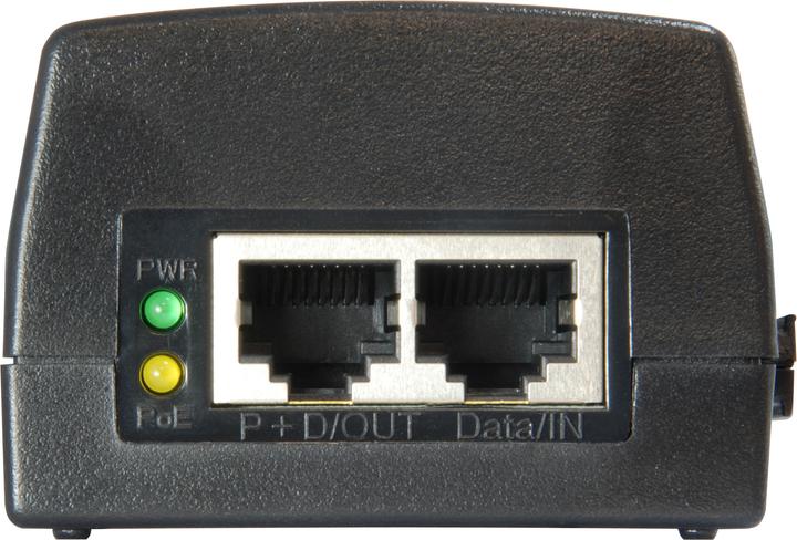 Actual product image LevelOne GE PoE Injector Adapter POI-3010 PoE (802.3at (PoE+), 802.3af (PoE), 30 W)