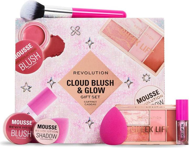 Makeup Revolution Cloud Blush & Glow Gift Set (Make up set)