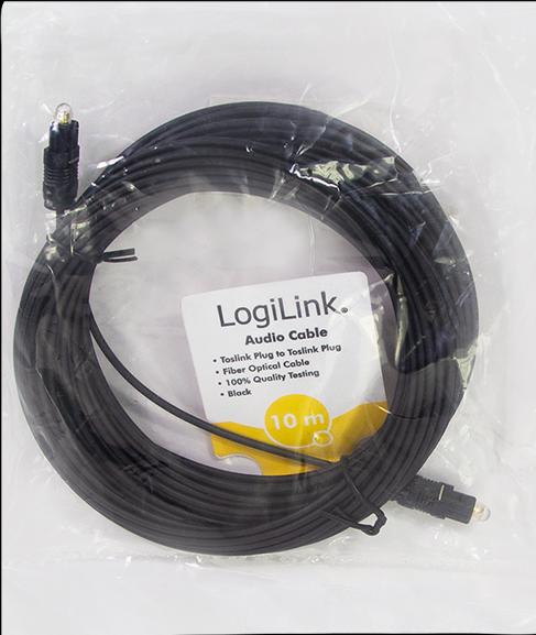Actual product image LogiLink CA Toslink (10 m, Optical)