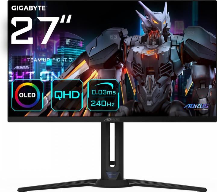 Productafbeelding Gigabyte Aorus FO27Q2 EK (2560 x 1440 pixels, 27")