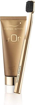 Actual product image Swiss Smile d'Or Gold Toothpaste & Toothbrush Set (75 ml)