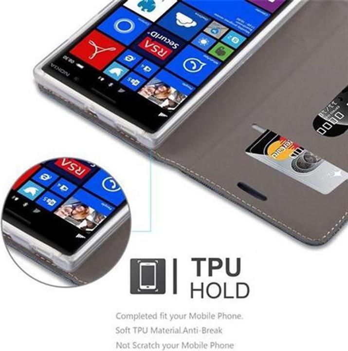 Produktbild Cadorabo Book Jeans Optik Cover (Nokia Lumia 830)
