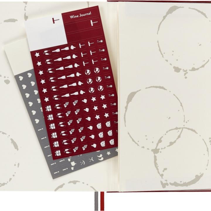 Image du produit Moleskine Passion Journal L/A5, Vin, couverture rigide, Darkred (A5, Règle spéciale, Couverture rigide)