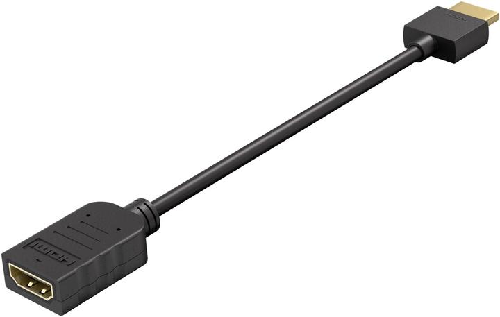 Actual product image clicktronic HDMI™ Flex Adapter, Black, 0.1 m (0.10 m, HDMI)