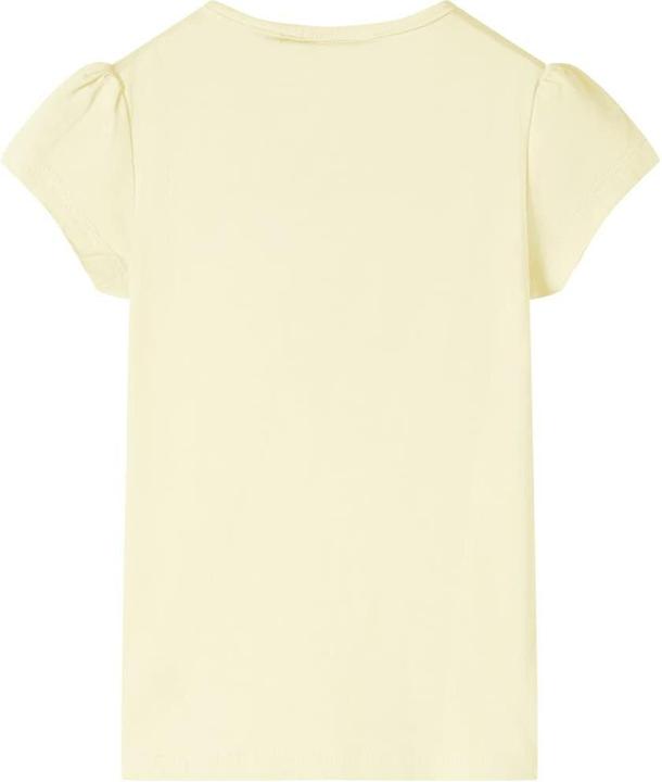 Immagine prodotto VidaXL Maglietta da bambino giallo pallido 140,Materiale: 95 % cotone. 5 (140)
