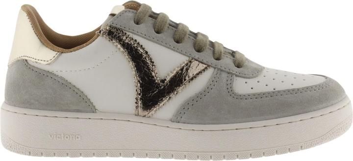 Victoria sneakers aus spaltleder mit metallic-effekt damen madrid