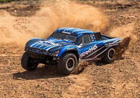 Actual product image Traxxas SC.TRUCK SLASH HD 1:10 2WD EP RTR BLUE w/USB-C Charger & Battery (RTR Ready-to-Run)