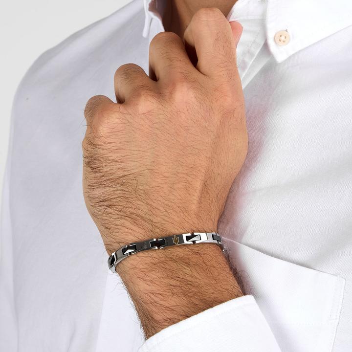 Immagine prodotto Maserati Bracciale in ceramica (21.50 cm, Acciaio inossidabile, Ceramica)