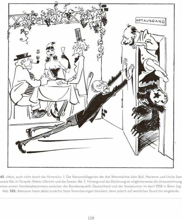 Produktbild Adenauer-Karikaturen (Deutsch, Walther Fekl, Ulrich Op de Hipt, Matthias Krüger, Wilhelm Hartung, 2023)