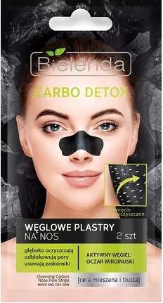 Actual product image Bielenda Carbo Detox Carbon Plasters On The Nose From Activated Carbon
