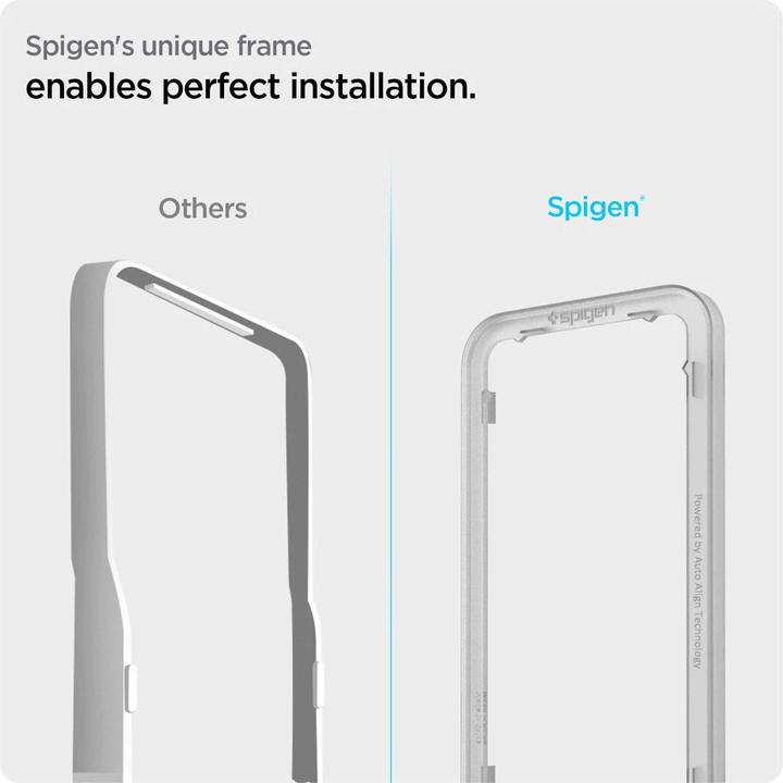 Actual product image Spigen ALM Glas tR(2P) (1 Piece, Samsung Galaxy A53 5G)