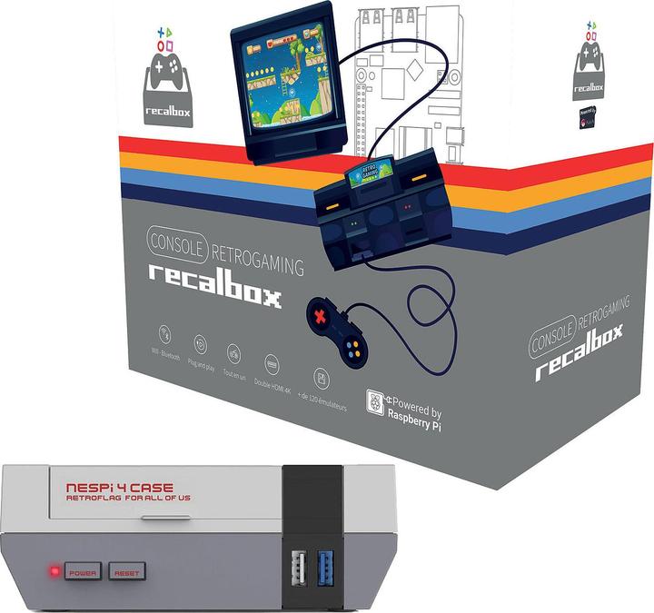 HutoPi Console Rerogaming 64 Go de ROM, 2 Go de RAM