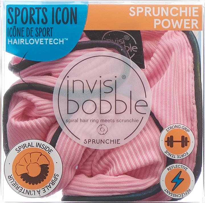 Actual product image Invisibobble Hair Tie Sport Sprunchie, Pink Mantra, 1 pc (Hair tie)