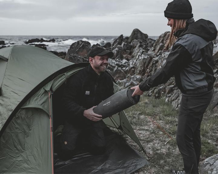 Actual product image Easy Camp Kuppelzelt Setesdal 2 (olivgr?n, mit Tunnel-Vorbau, Modell 2025) (Dome tent, 3.50 kg, 2 persons)