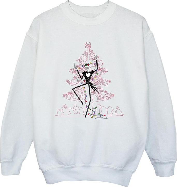 Disney The Nightmare Before Christmas Tree Pink Sweatshirt Mädchen