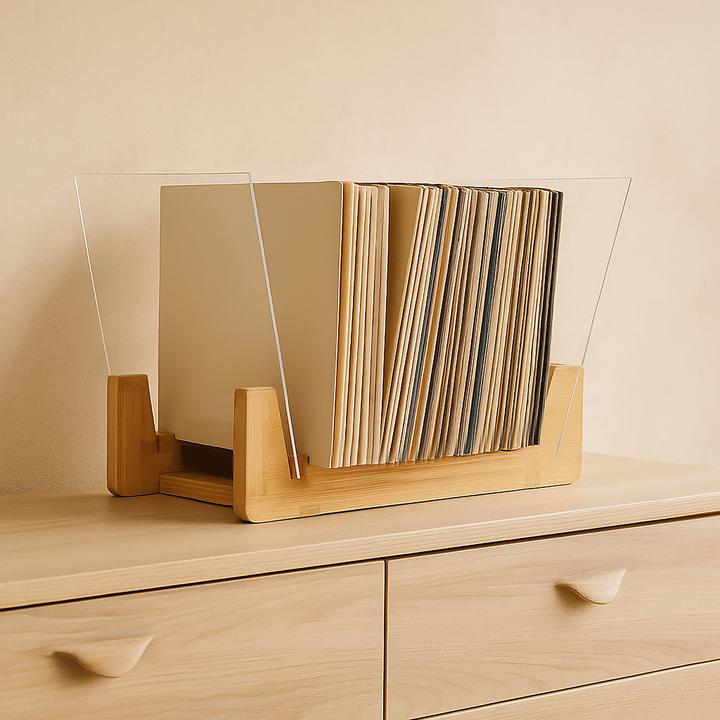 Image du produit Relaxdays Présentoir à vinyles (Plaques)