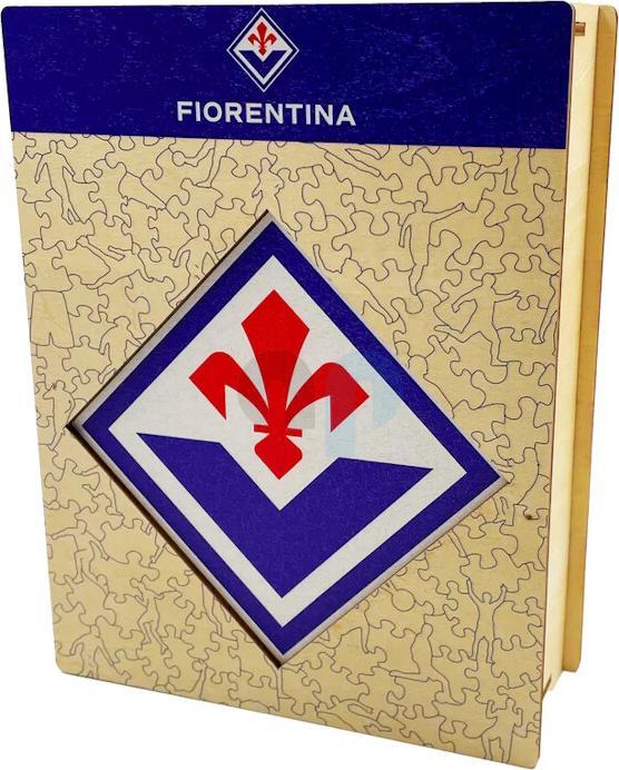 Iconic ACF Fiorentina - Logo - Holz Puzzle Grösse L (500 Teile) (500 Teile)