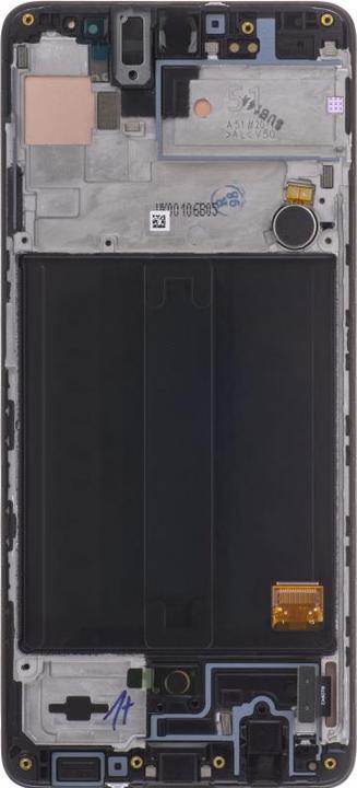 Image du produit Samsung Écran LCD + unité tactile A515 Galaxy A51 Noir (Service Pack) (Écran, Galaxy A51)