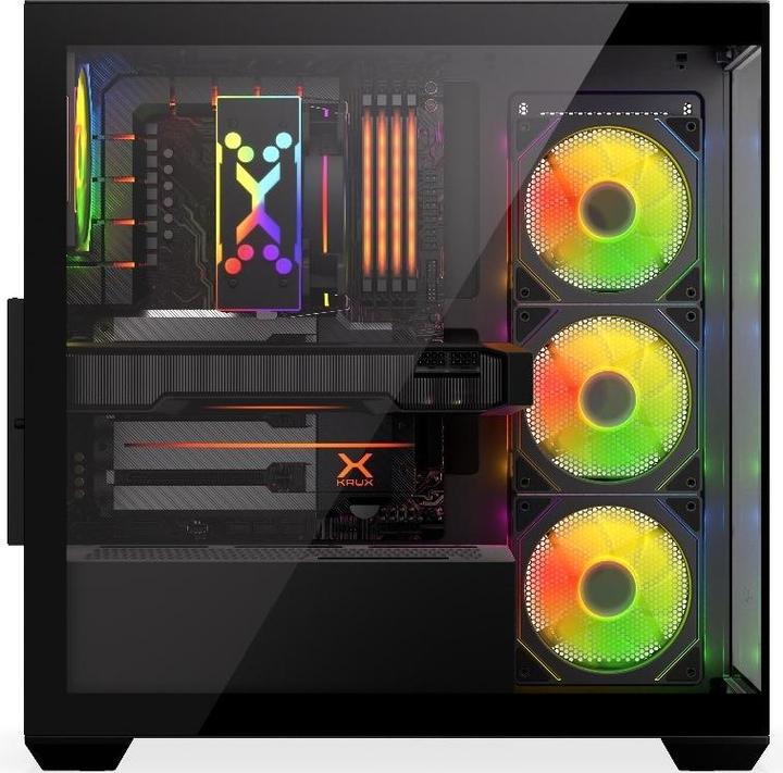 Actual product image Krux Obudowa Exo (KRXD004) (mATX, Mini-ITX, ATX)