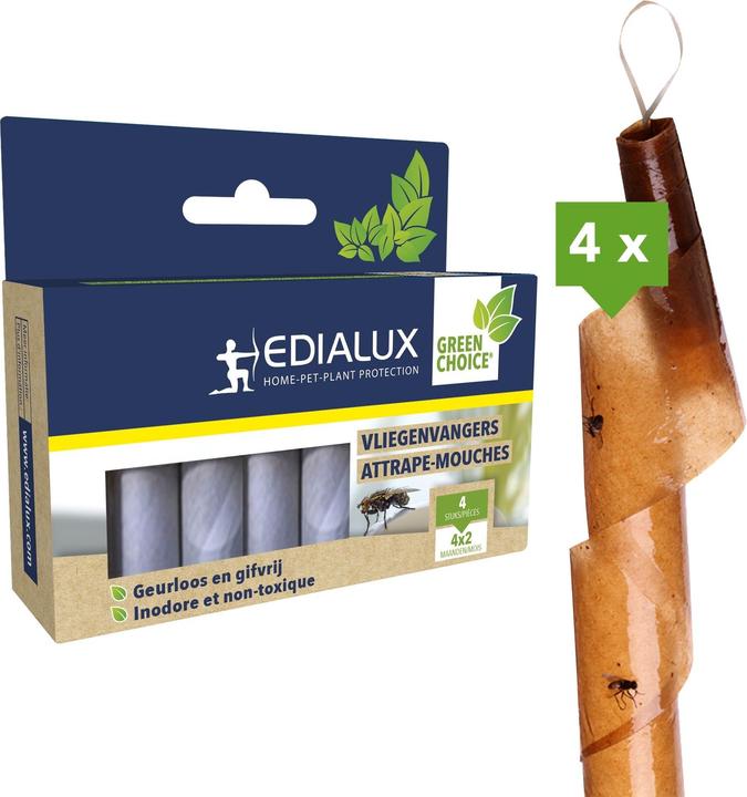 Edialux Green Choice - Vliegenvanger, 4 stuks