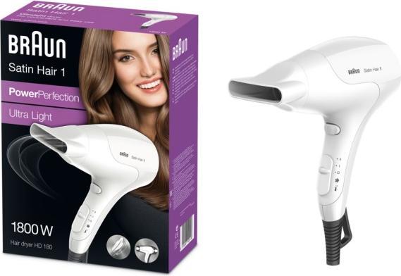 Actual product image Braun BRA Hair Dryer SH1 HD180 sol