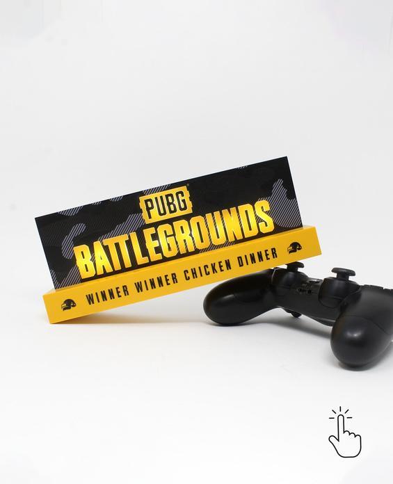 Actual product image Neamedia Playerunknown's Battlegrounds LED-Light Logo 22 cm