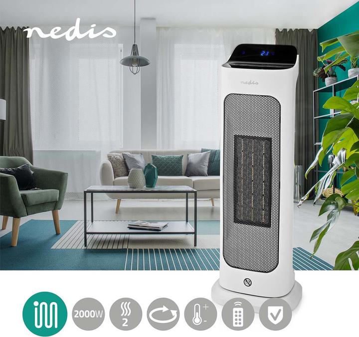 Actual product image Nedis Ceramic PTC fan heater (2000 W)