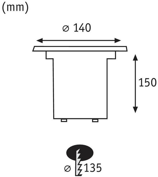 Produktbild Paulmann Outdoor Plug & Shine Bodeneinbauleuchte (609 lm, IP67)