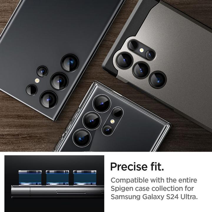 Produktbild Spigen Optik Pro EZ Fit (2 Stück, Samsung Galaxy S24 Ultra)
