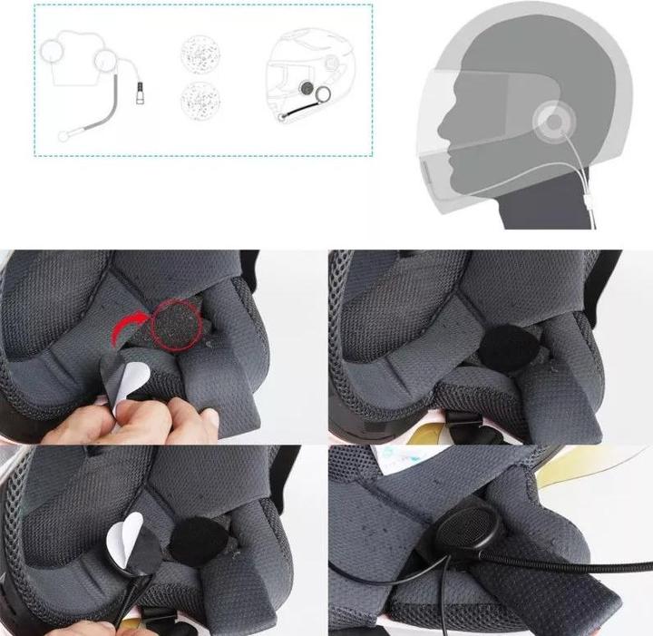 Productafbeelding FreedConn Headset motor intercom Zwart (Set van 1)