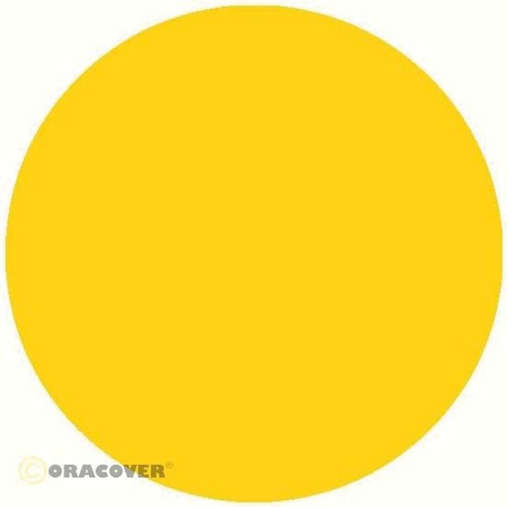 Actual product image Oracover oralight iron-on film cadmium yellow opaque # 33 3 meter