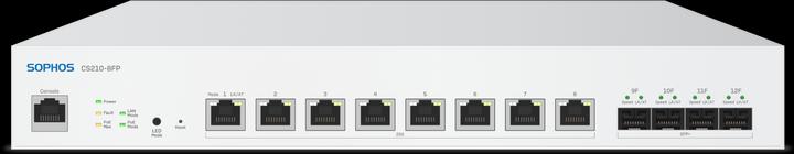 Actual product image Sophos CS210-8FP - switch - managed - 8 x 100/1000/2.5G (PoE++) + 4 x 1 Gigabit / 10 Gigabit SFP+ - (12 Ports)