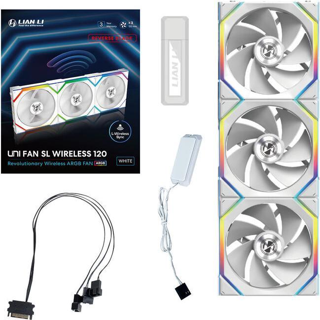 Image du produit Lian-Li UNI FAN SL Wireless (120 mm, 3 x)