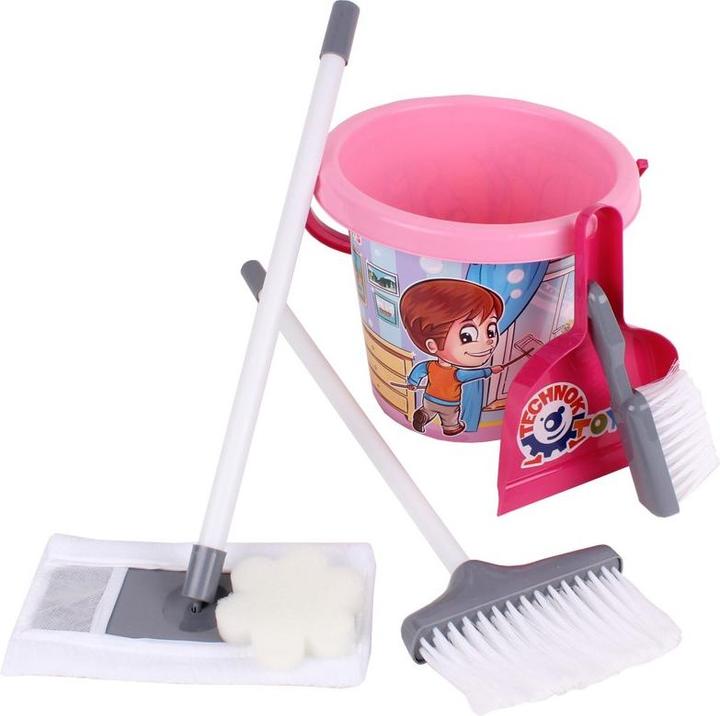 Actual product image Technok cleaning set with trolley