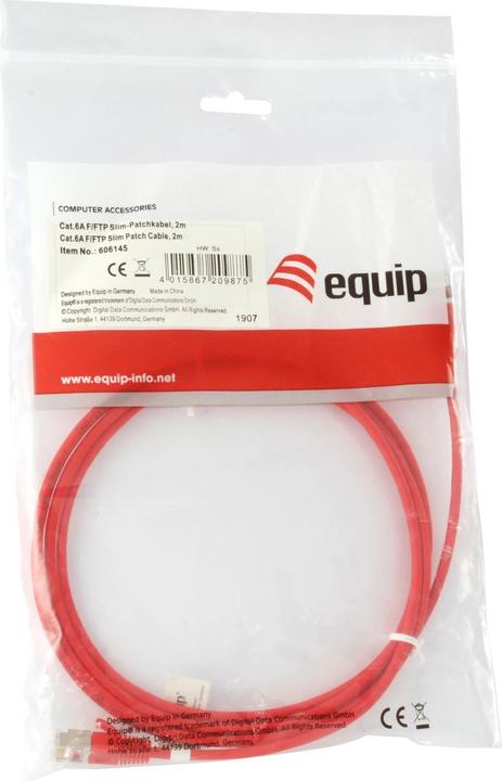 Actual product image equip Patch cable (U/FTP, CAT6a, 2 m)