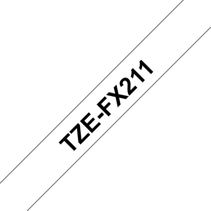 Actual product image Brother Tze-Fx211 (1.80 cm, Black)