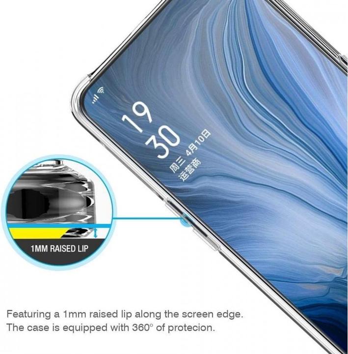 Actual product image Screenguard Oppo Reno Flexible TPU Clear Case (Oppo Reno Z)
