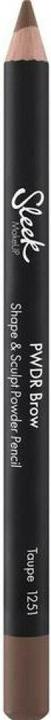 Sleek MakeUP PWDER BROW shape & sculpt pencil #Taupe (Taupe)