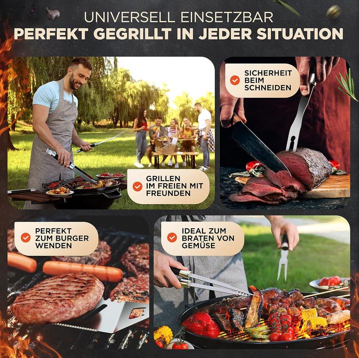 Produktbild Rawford 3-teiliges Grillbesteck-Set