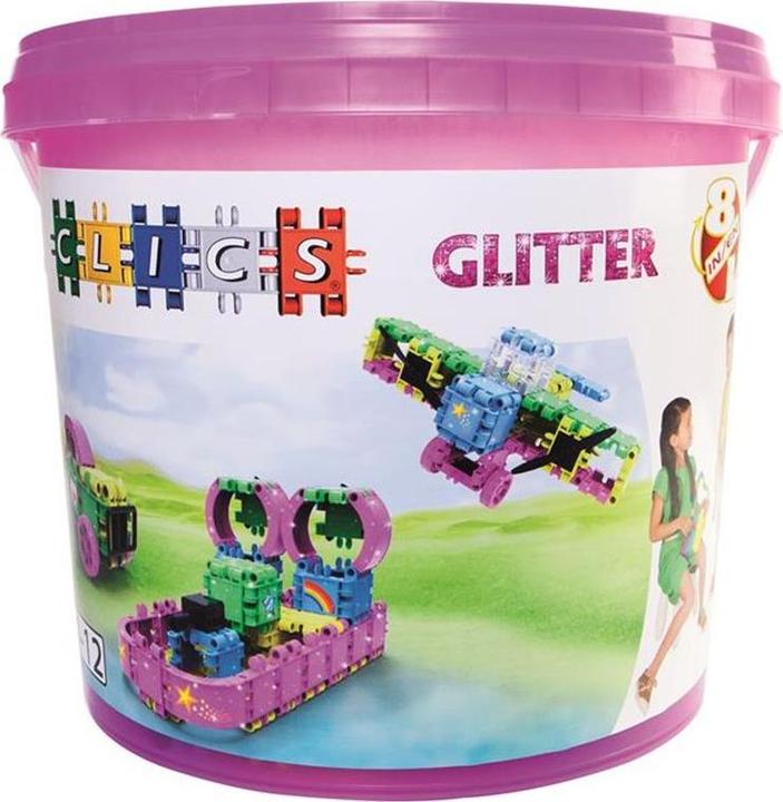 Produktbild Clics Building Blocks - Glitzerbaukasten 8in1