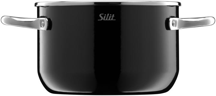 Produktbild Silit Kochtopf Fleischtopf Induktion 16cm Glasdeckel Elegance Line Silargan (16 cm, Kochtopf, Stahl, Keramik)