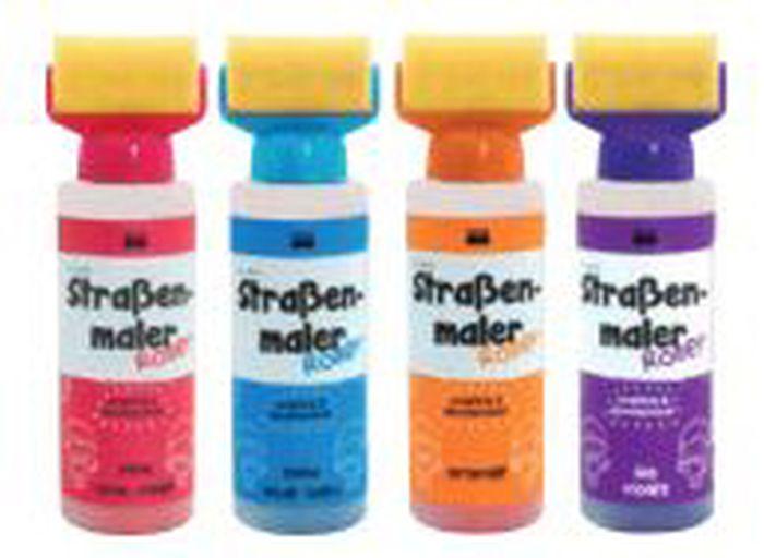 Produktbild Avantgarde Strassenmaler Roller - Set 4 (Blau, Orange, Lila, Pink, 4 x)