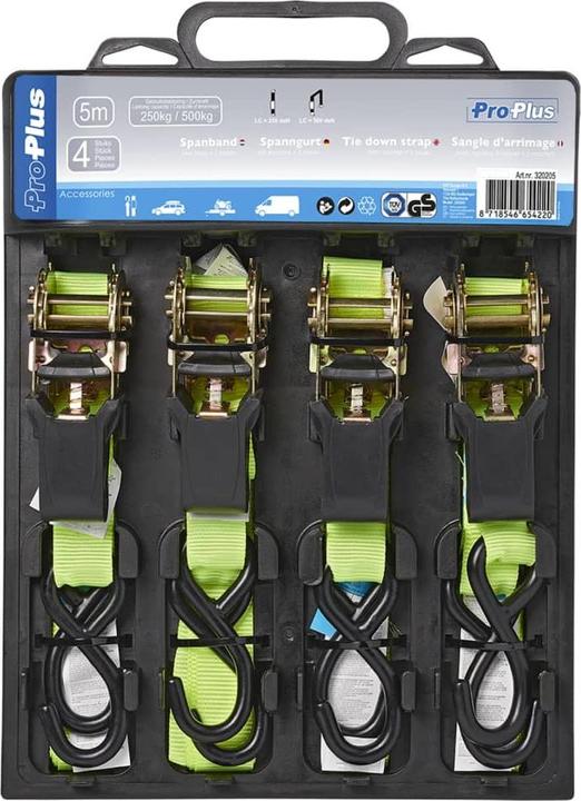Produktbild ProPlus Spanngurten Set