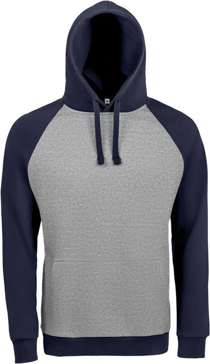 Grau meliert, Navy
